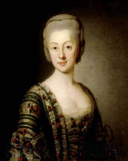 Alexander Roslin Portrait of Sophia Magdalena of Denmark Norge oil painting art